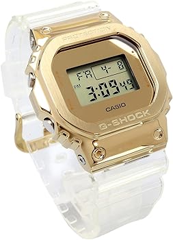 【お値下げ】カシオ G-SHOCK 腕時計GM-5600SG ゴールドメタル G-SHOCK Metal Covered GOLD INGOT スケルトン GM-5600SG-9JF